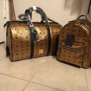 NEW Small MCM Visetos Backpack